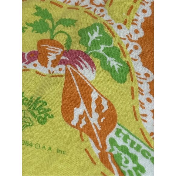 Vintage Cabbage Patch Kid Vegetable Garden Romper CPK  Made In Taiwan 1984 HTF - Picture 5 of 13